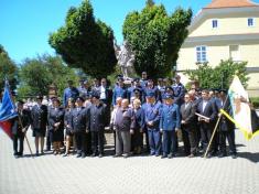Účast hasičů na 110. oslavách založení SDH Mohelno 